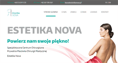 Desktop Screenshot of estetikanova.pl