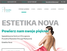 Tablet Screenshot of estetikanova.pl